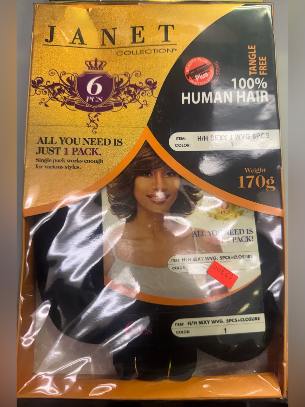 Janet collection. 100% human hair. Sexy J weave.
